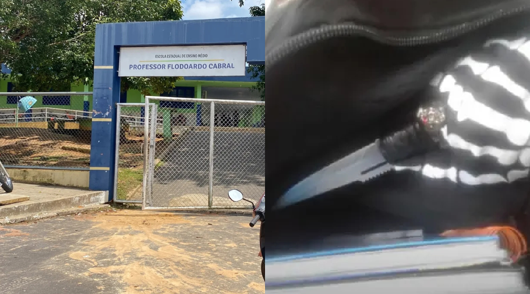 Aluno preso faca em escola de Cruzeiro do Sul tinha lista de vítimas