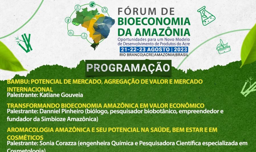 Acre promove Fórum de Bioeconomia da Amazônia