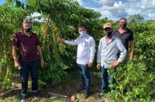 Gonzaga agradece governo do Acre por atender demanda de produtores de café de Acrelândia