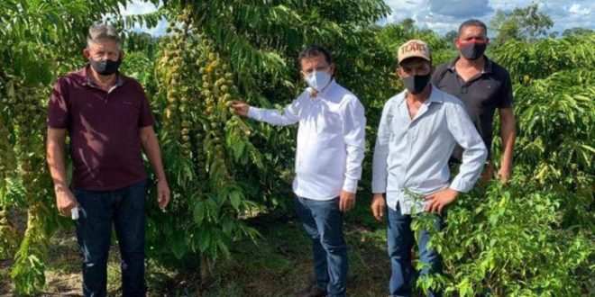 Gonzaga agradece governo do Acre por atender demanda de produtores de café de Acrelândia