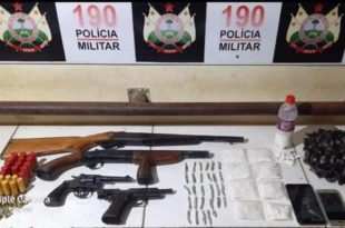 Polícia Militar apreende entorpecentes e arma de fogo no Bahia Nova