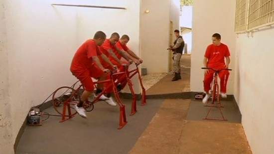 Detentos poderão usar bicicletas estacionárias para gerar energia elétrica