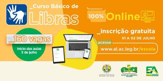 Escola do Legislativo abre vagas para curso básico de Libras