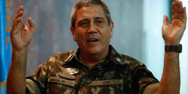 General Braga Netto recebeu R$ 100,7 mil de salário líquido no mês passado