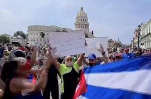 Manifestações em Cuba: presidente diz que são pessoas pagas por agências norte-americanas