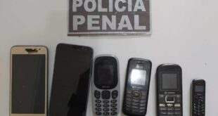 Seis aparelhos celulares são apreendidos no presídio de Sena Madureira