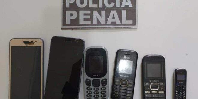Seis aparelhos celulares são apreendidos no presídio de Sena Madureira