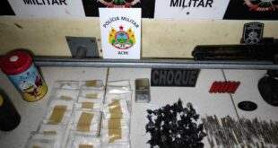 PM prende homem com droga e arma no bairro Novo Calafate