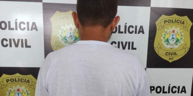 Homem é preso após viver maritalmente com adolescente de 16 anos no AC e agredi-la