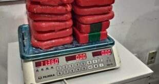 Duas pessoas são presas com 11 quilos de pasta base de cocaína