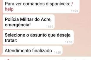 Segurança já registrou mais de 300 ocorrências via Telegram