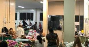 Caos no Pronto Socorro de Rio Branco com pacientes nos corredores, falta de gaze, luvas e sem condições de funcionamento