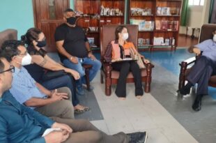 Luiz Gonzaga se reúne com Bispo da diocese de Cruzeiro do Sul, Dom Flávio Giovenale