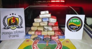 PM apreende 18 kg de maconha em “casa-cofre” na invasão do Panorama