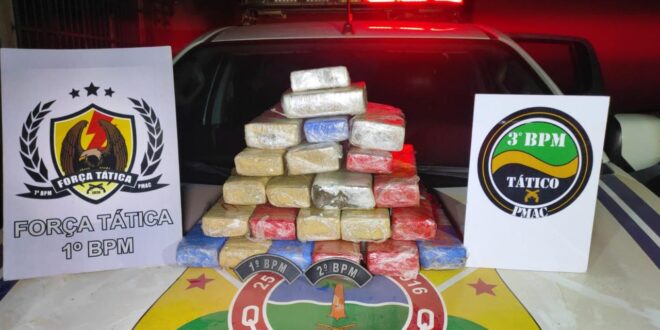 PM apreende 18 kg de maconha em “casa-cofre” na invasão do Panorama