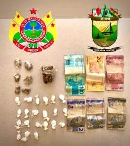PM apreende drogas e prende casal por suspeita de tráfico no interior do Acre