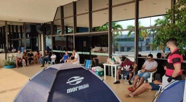 Protesto dos integrantes do Cadastro de Reserva da PM completa sete dias na Aleac