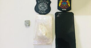 Polícia apreende cocaína e prende integrante de facção acusado de tráfico em Feijó