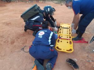 Acidente com motos deixa 4 feridos em estado grave; um está entubado no PS de Rio Branco