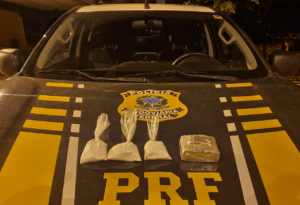 Mais de 10kg de cocaína são apreendidos pela PRF
