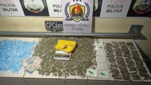 PM apreende grande quantidade e variedade de drogas em casa na Vila Betel