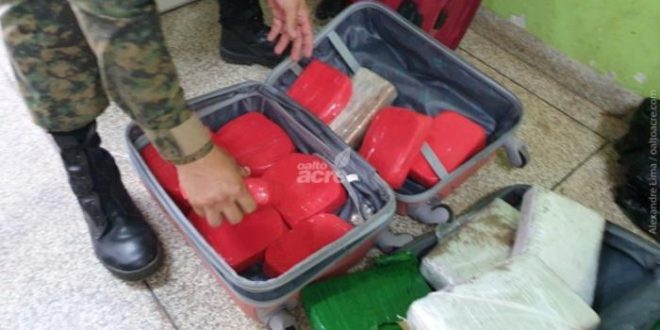 Gefron apreende quase 50kg de drogas na BR-317 rumo a Capital do Acre