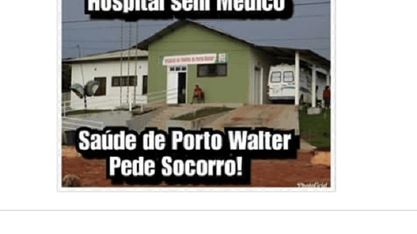 Falta de médicos no interior do estado revolta a população