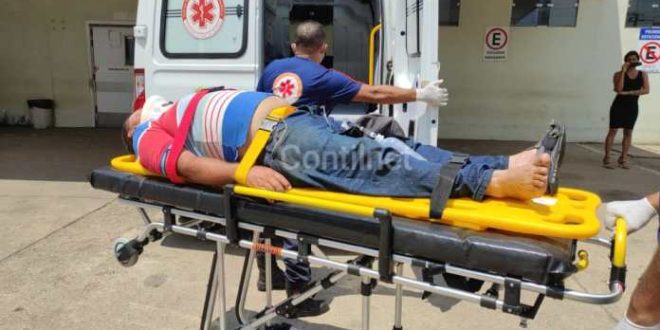 Vendedor de salgado é atropelado por moto ao tentar atravessar rua em Rio Branco