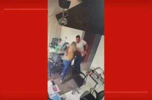 PM agride, enforca e ameaça com arma empresária durante discussão por dívida