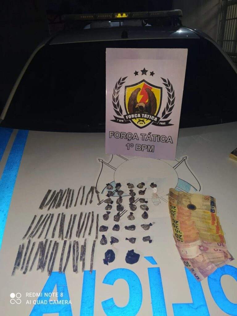 Adolescente é apreendido em flagrante vendendo cocaína e maconha em Rio Branco 2 Adolescente é apreendido em flagrante vendendo cocaína e maconha em Rio Branco