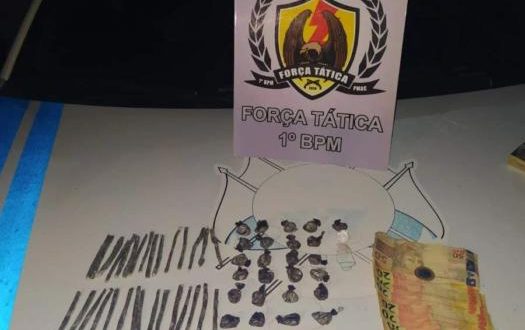 Adolescente é apreendido em flagrante vendendo cocaína e maconha em Rio Branco