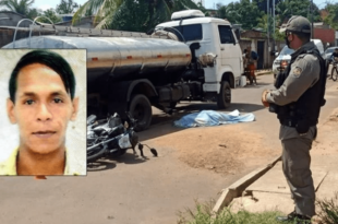Motociclista é esmagado por caminhão-pipa em acidente no Acre