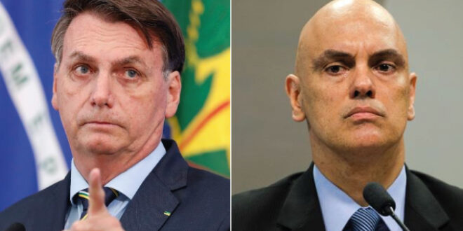 Alexandre Moraes quer tocar fogo no país e depois botar a culpa em mim, diz Bolsonaro