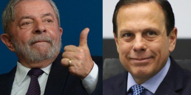 Doria define Lula, mais do que Bolsonaro, como alvo em início de campanha