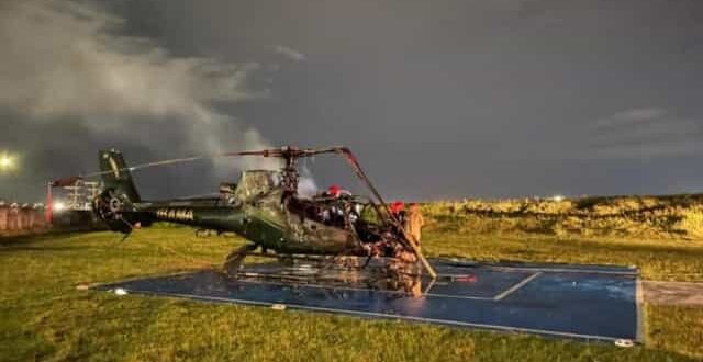 Helicóptero do Ibama é alvo de ataque em Manaus