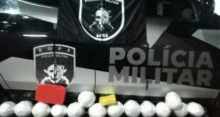 Homem esconde drogas na bolsa de criança e é preso pela Polícia Militar