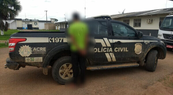 Acusado de torturar e estuprar enteadas de 14 e 15 anos é preso pela Polícia Civil em Bujari