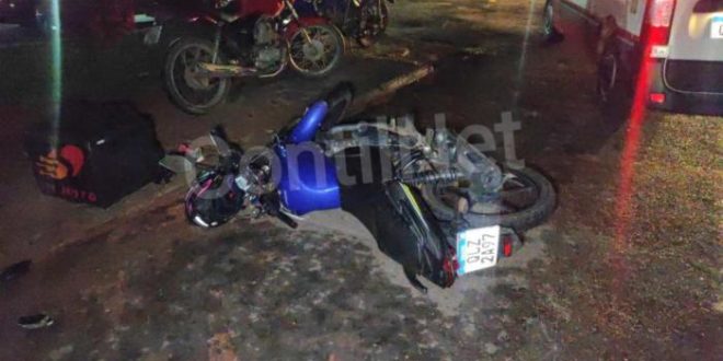 Colisão entre carro e motocicleta acaba com motoboy no Pronto Socorro de RB