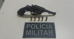 Acusado de violência doméstica, homem é preso com revólver e munições em Epitaciolândia
