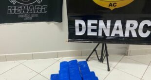Jovem de 23 anos é preso com 25kg de drogas na rodoviária de Rio Branco