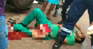 Jovem sem CNH é preso em flagrante após atropelar duas pessoas em Rio Branco; veja o vídeo