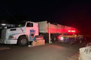 Idoso diz transportar borracha, mas acaba preso com maconha e cocaína no caminhão