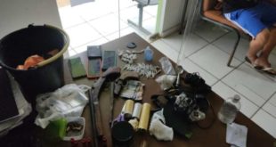 8º BPM apreende armas de fogo e entorpecente na cidade de Manoel Urbano