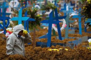 Brasil tem maior média de mortes por Covid desde agosto de 2021