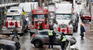 Capital do Canadá sitiada por caminhoneiros antivacina