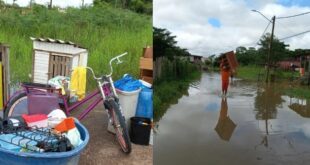 Cheia do rio Acre atinge 4 bairros de Rio Branco