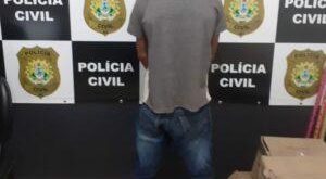 Homem é preso após arrombar e roubar concessionária de motos