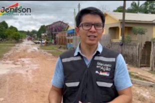 Vídeo do deputado Jenilson Leite mostra a desolação na cidade de Jordão pós-enchente