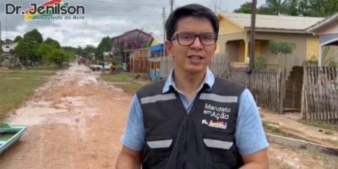 Vídeo do deputado Jenilson Leite mostra a desolação na cidade de Jordão pós-enchente