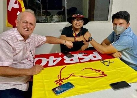 Jenilson Leite recebe líder indígena Joaquim Tashka para conversa sobre o futuro dos povos indígenas do Acre